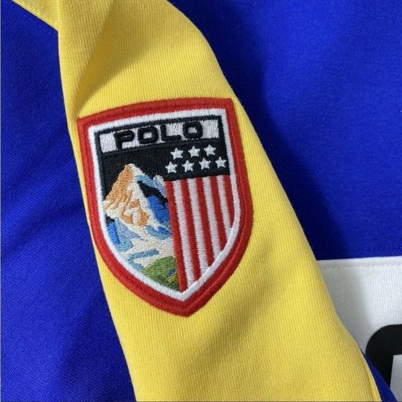 Polo Ralph Lauren 67 Alpine Racing 1/4 Zip Sweatshirt Sweater NWT Size Medium - Picture 3 of 9